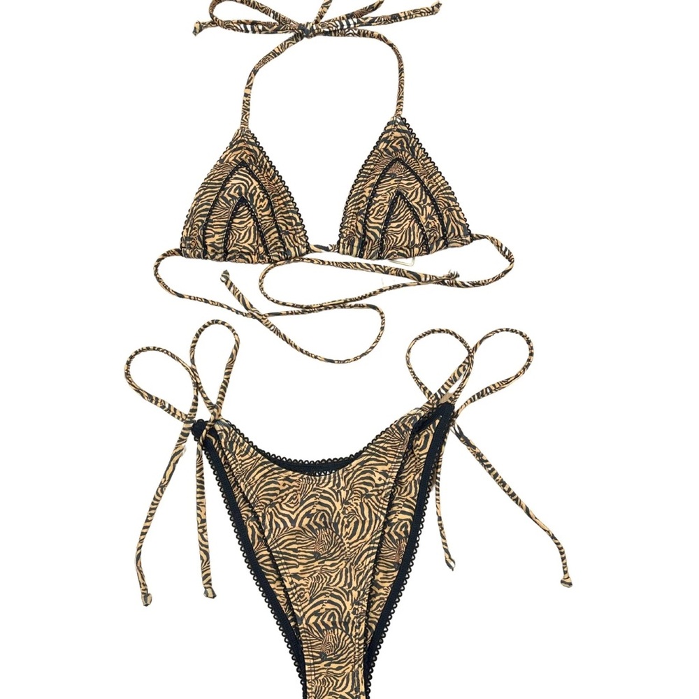 Strawberry Milk Mob Feline Bikini Set